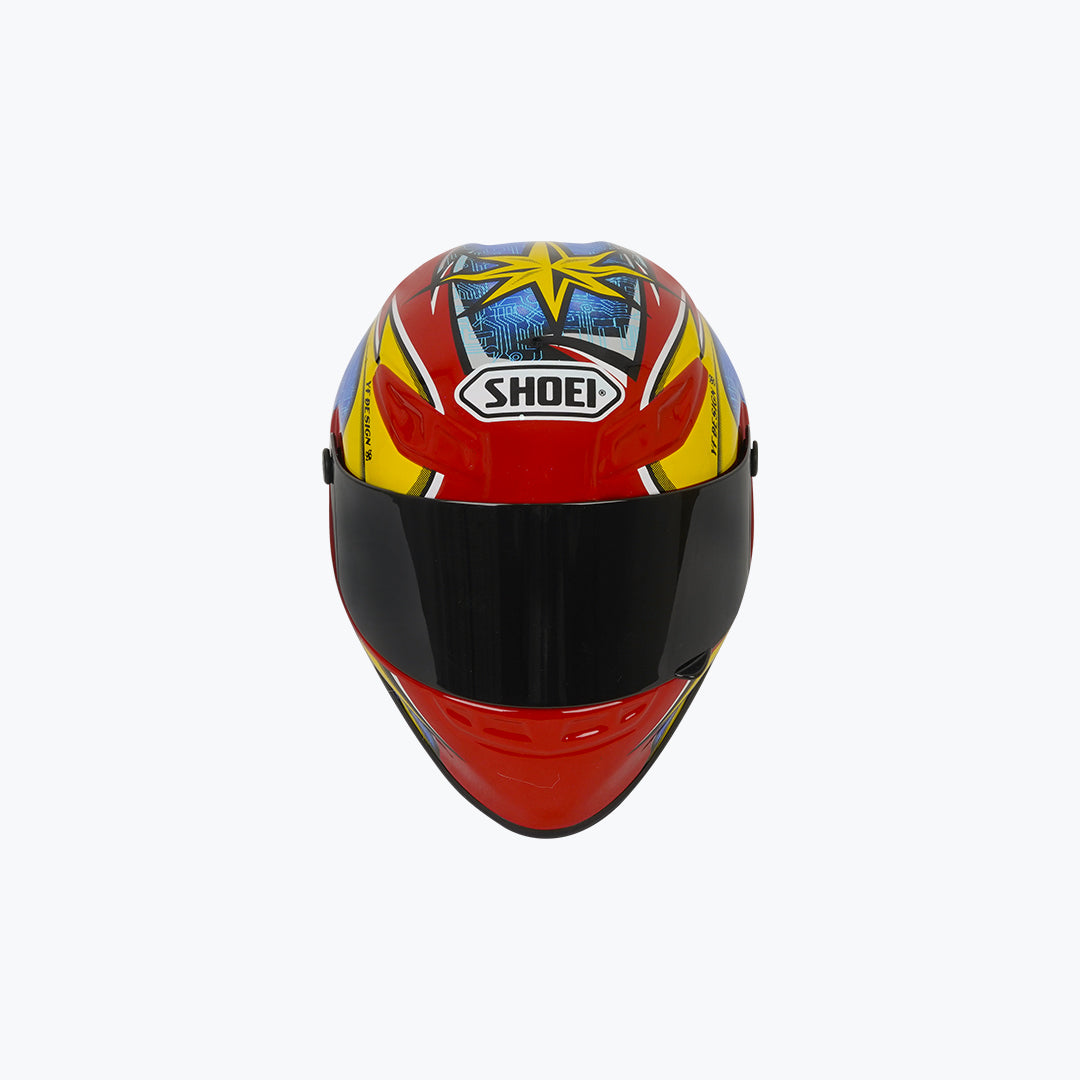 74 YF Design Scale Model Helmet Red Yellow Blue – Autonity