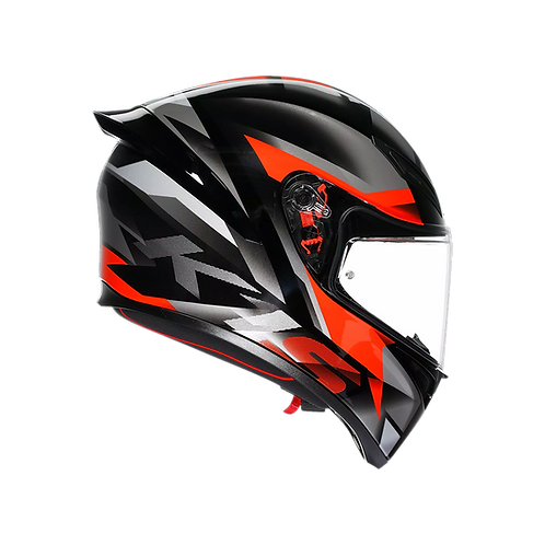 AGV K1 S Fastlap Black/Grey/Red ISI Full Face Helmet
