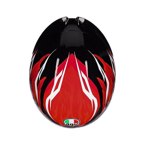 AGV K1 S Lion Black/Red/White ISI Helmet