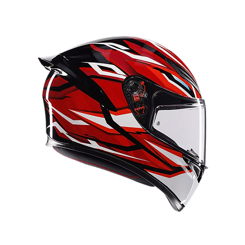 AGV K1 S Lion Black/Red/White ISI Helmet
