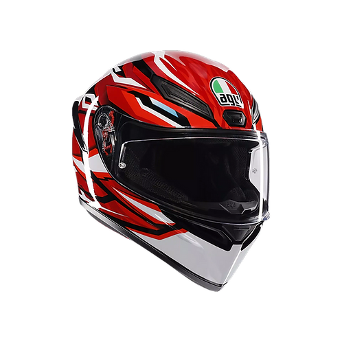 AGV K1 S Lion Black/Red/White ISI Helmet
