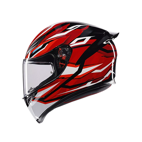 AGV K1 S Lion Black/Red/White ISI Helmet