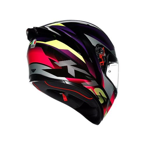 AGV K1 S Fastlap Black/Purple/Pink ISI Helmet