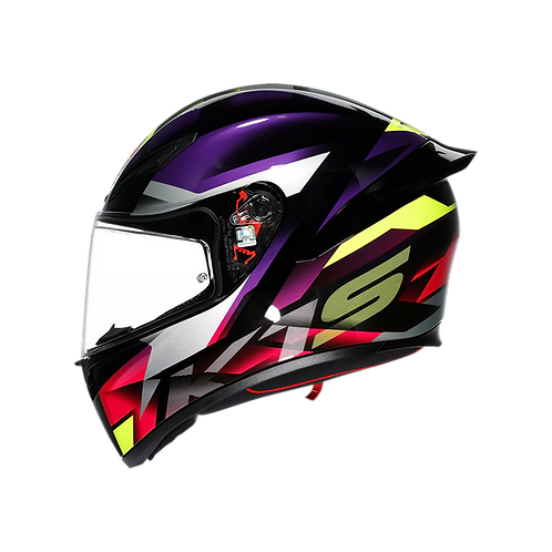 AGV K1 S Fastlap Black/Purple/Pink ISI Helmet