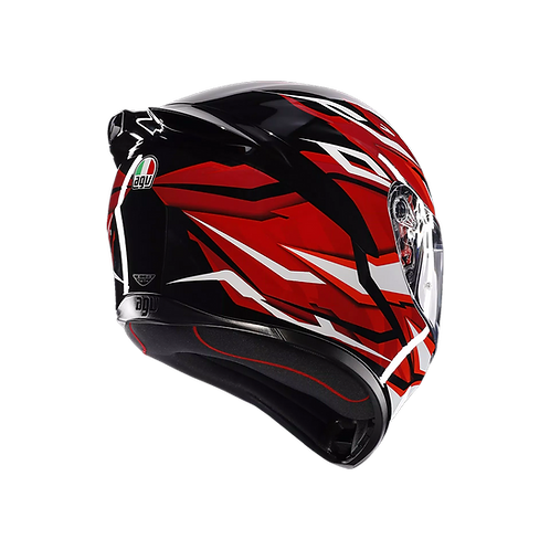 AGV K1 S Lion Black/Red/White ISI Helmet