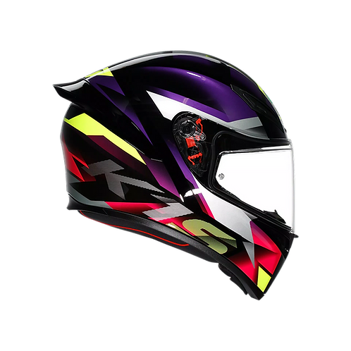 AGV K1 S Fastlap Black/Purple/Pink ISI Helmet