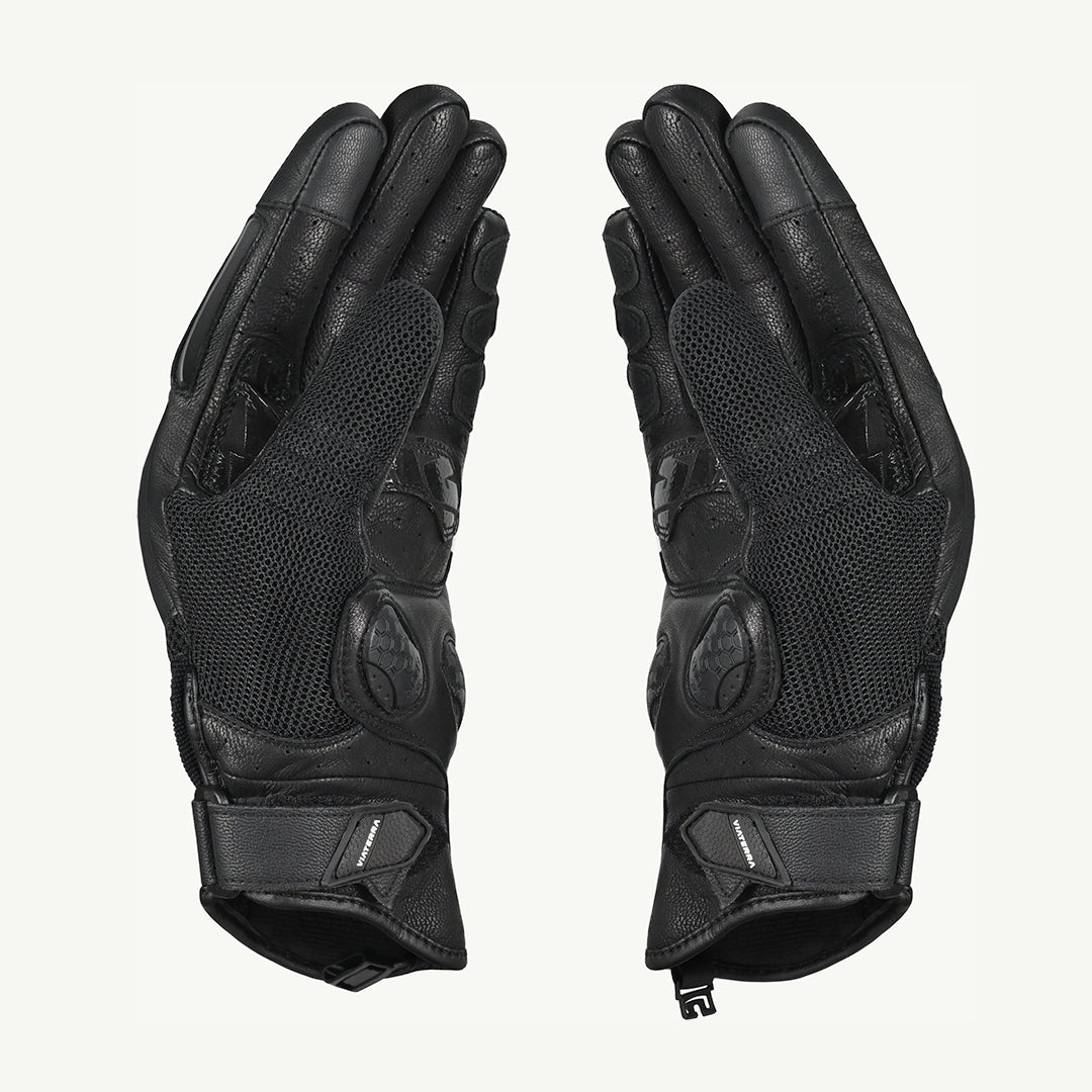 Viaterra Holeshot Pro Semi Gauntlet Black