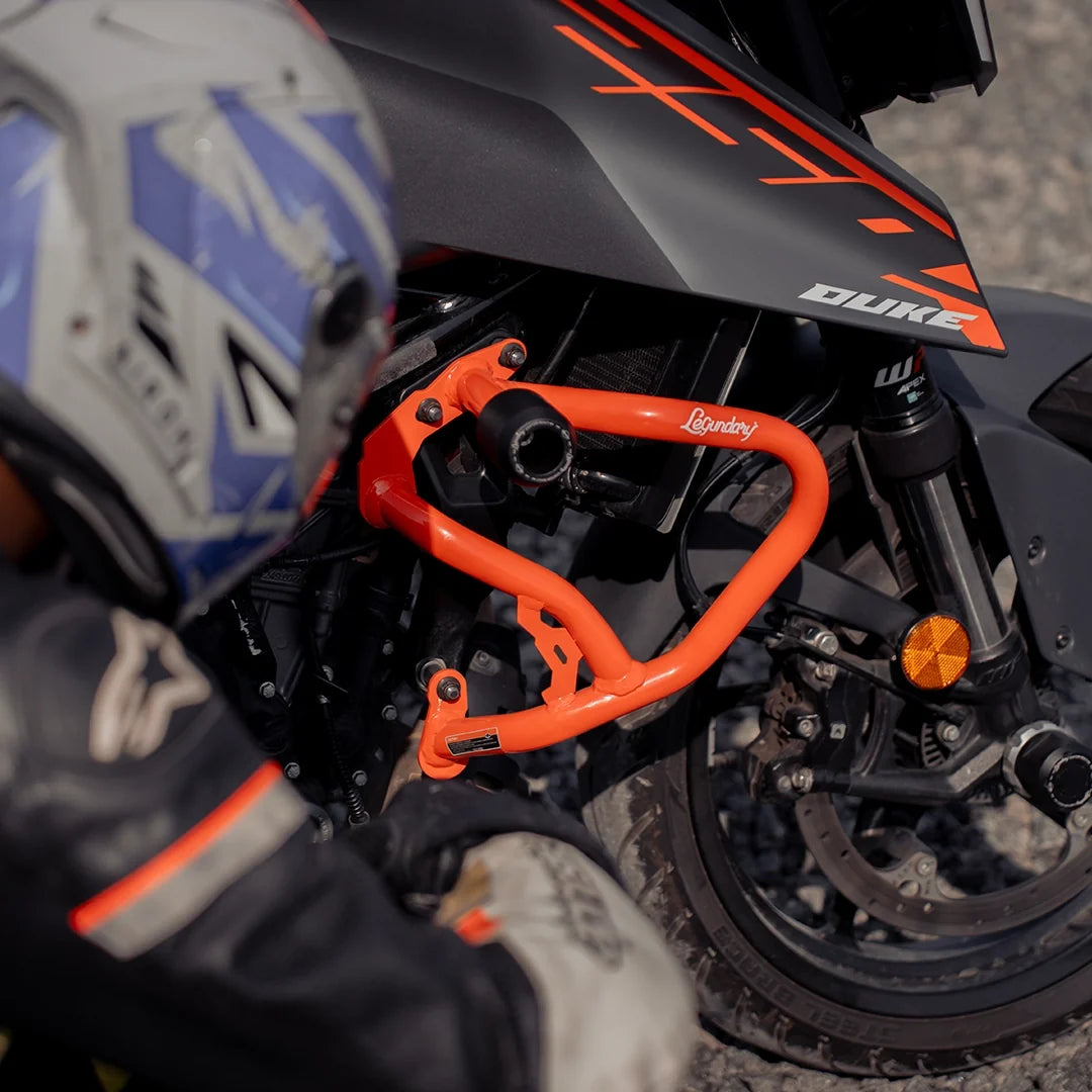 KTM DUKE 390 GEN 3 /250 GEN 3 DEFENDER CRASH GUARD ORANGE