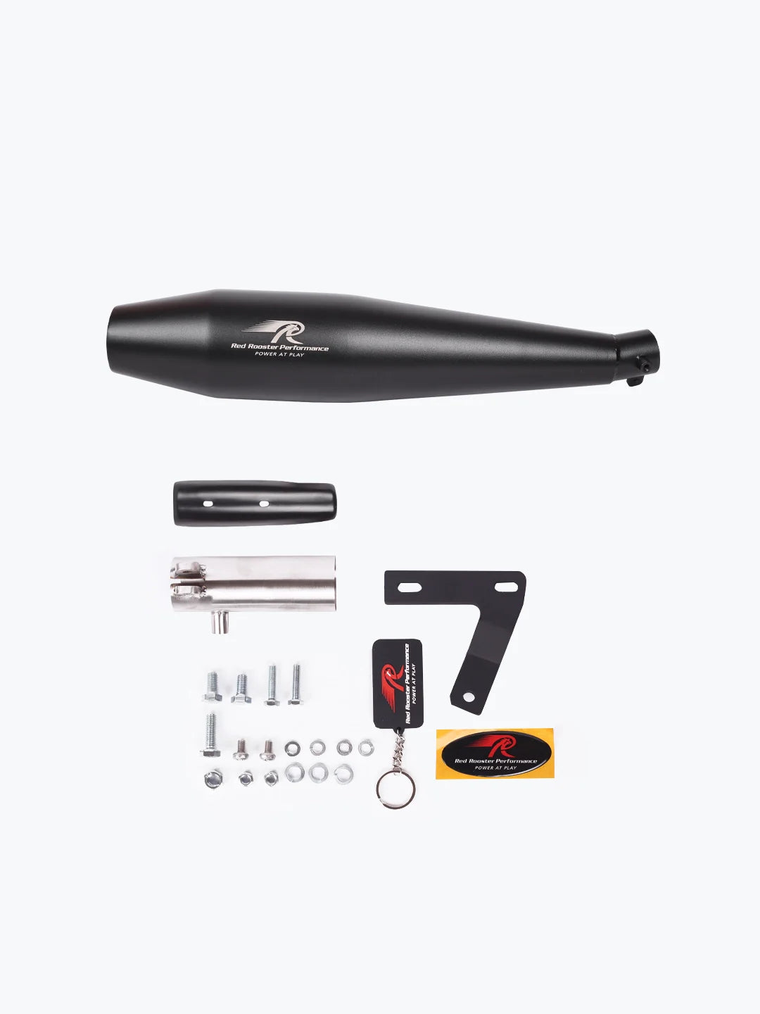 Red Rooster Performance Pegasus Hness Matte Black Exhaust