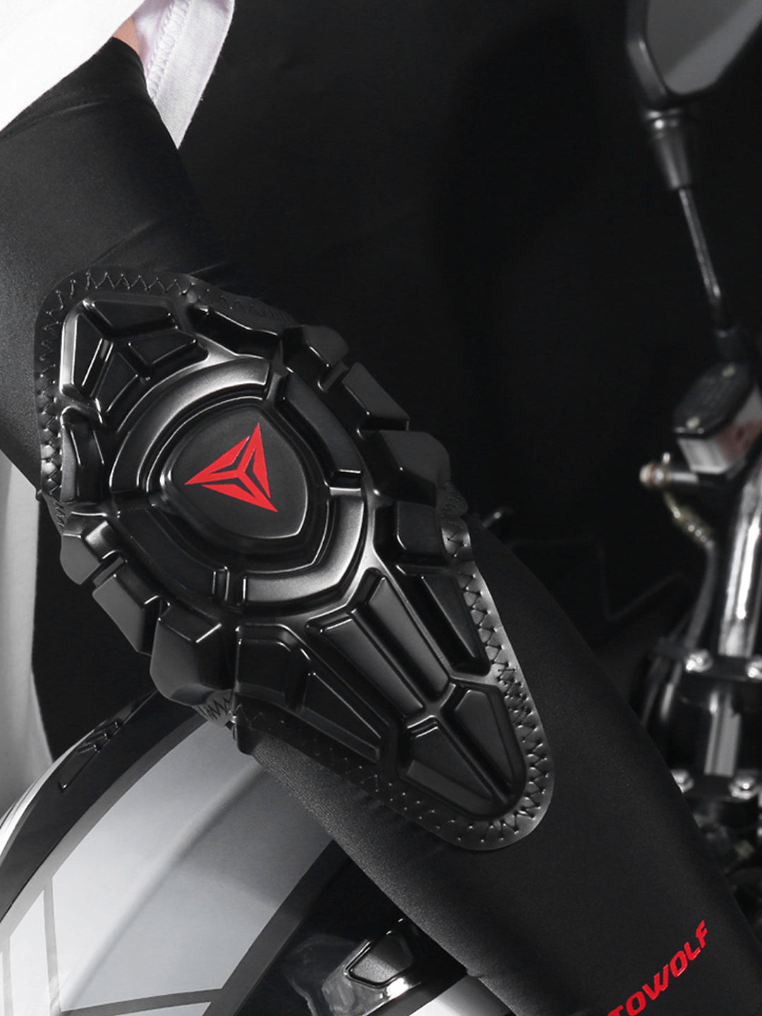 Motowolf 1020 Knee Pad Black Riding Protector