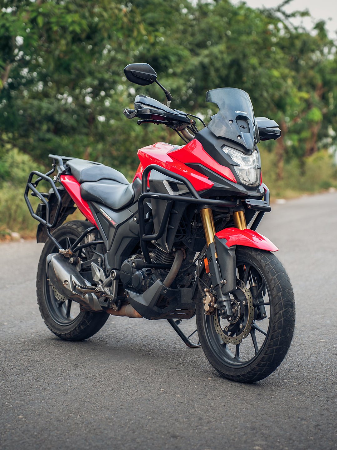 JB Racing Crash Guard with Slider for Honda CB200X & NX200