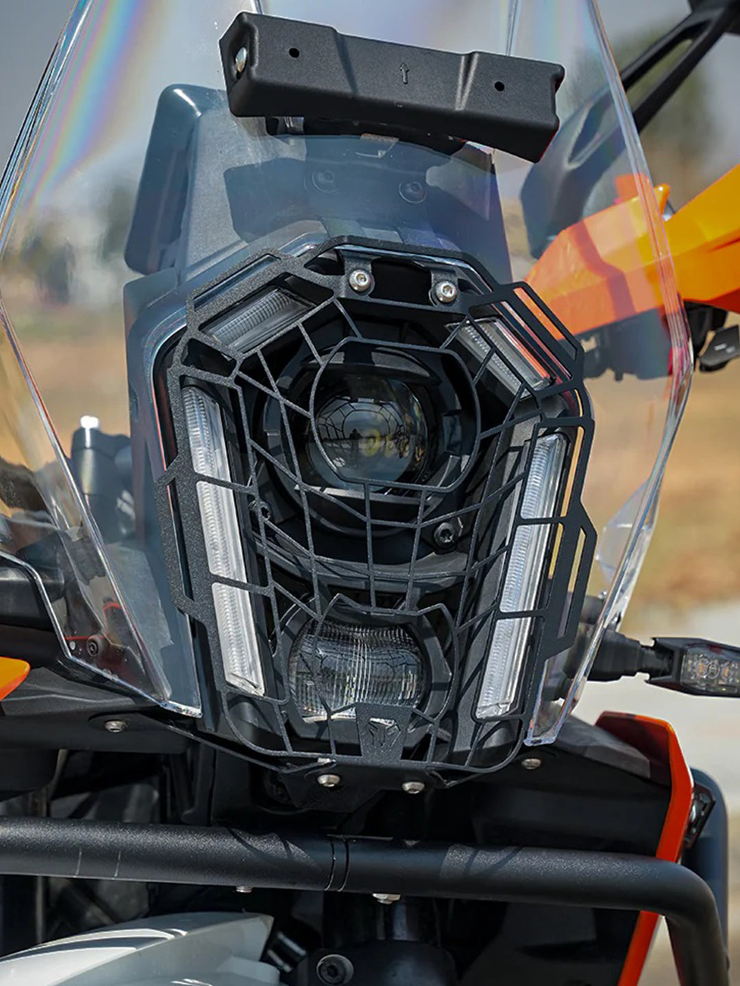 Moto Torque KTM 390 ADV X Head Light Grill Black