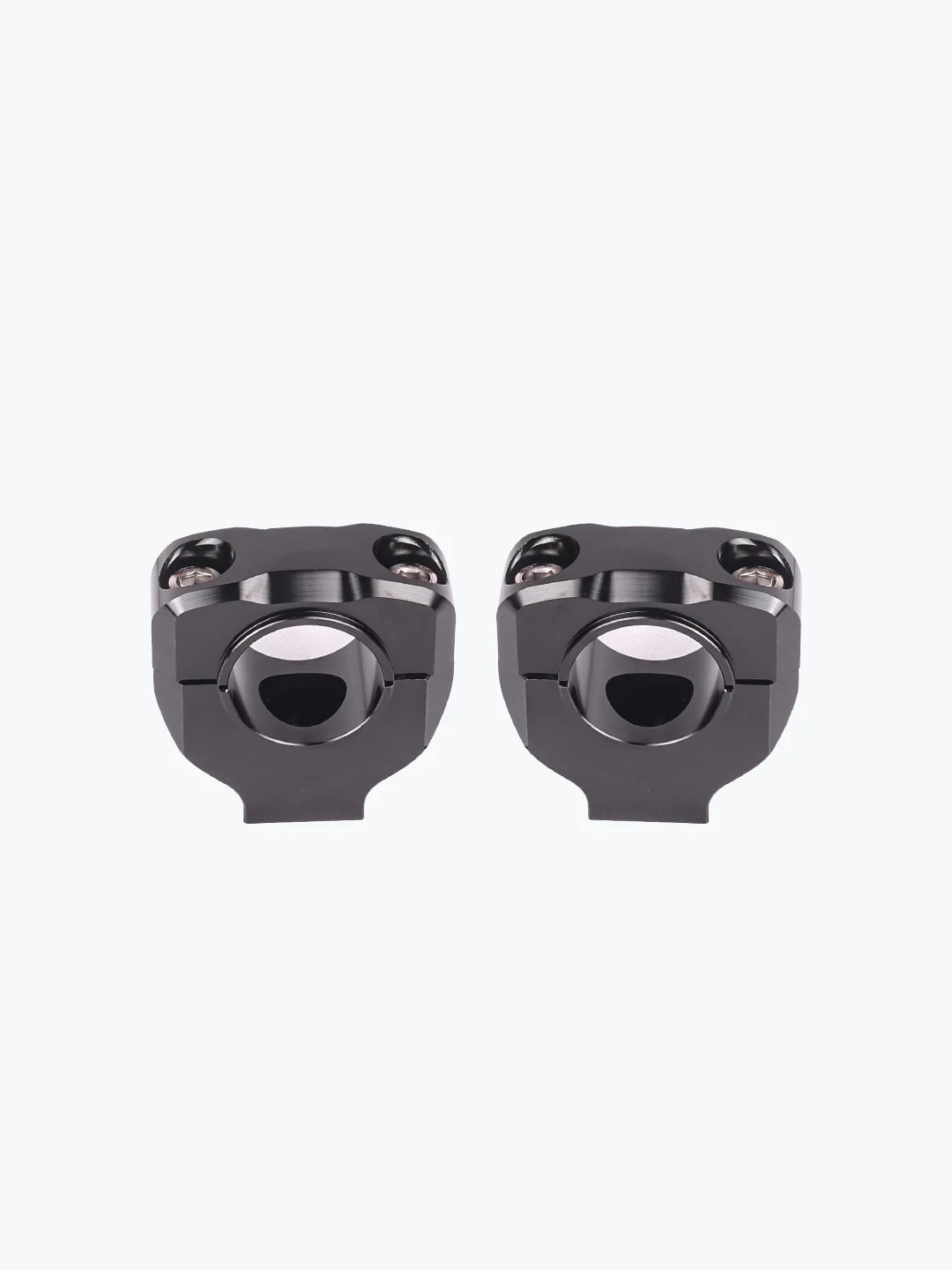Handle Riser Bevel Edge Round Black