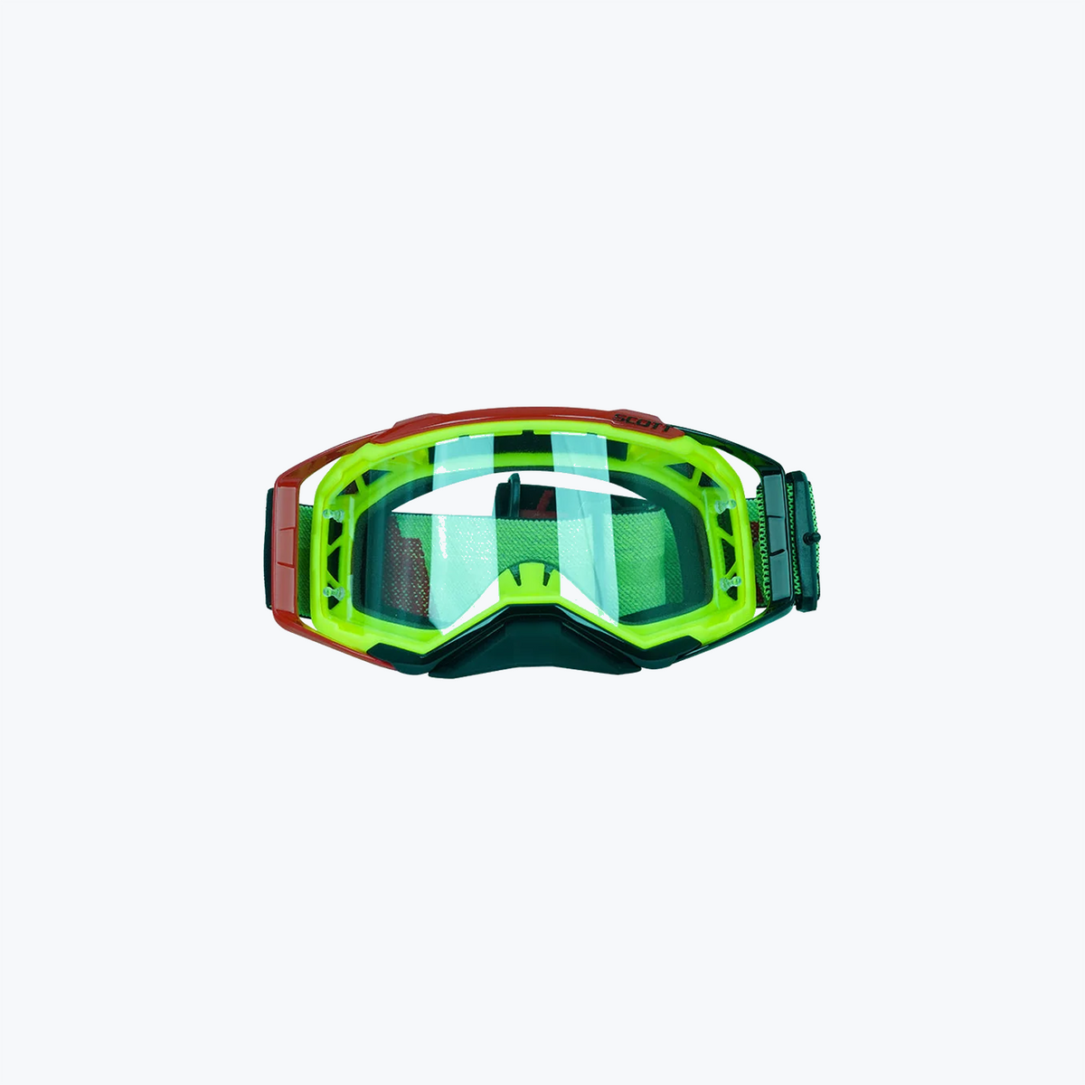 SCOTT Replica Goggles With Box GRN RED.F BLK.N CLEAR Tint