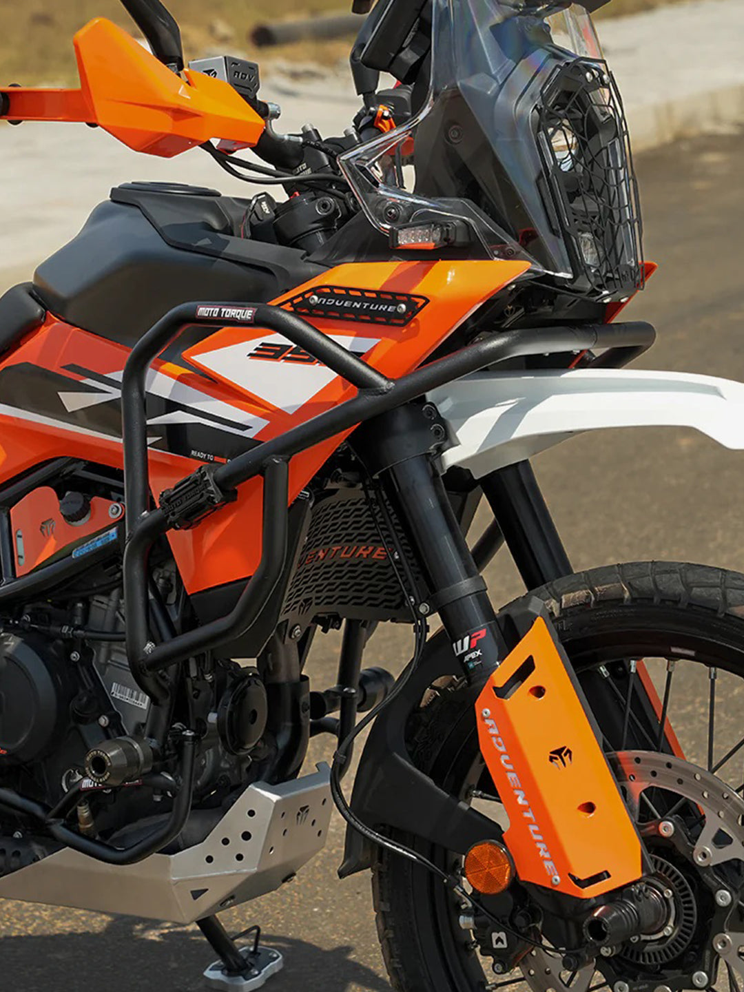 Moto Torque KTM 390 ADV X Crash Guard Black