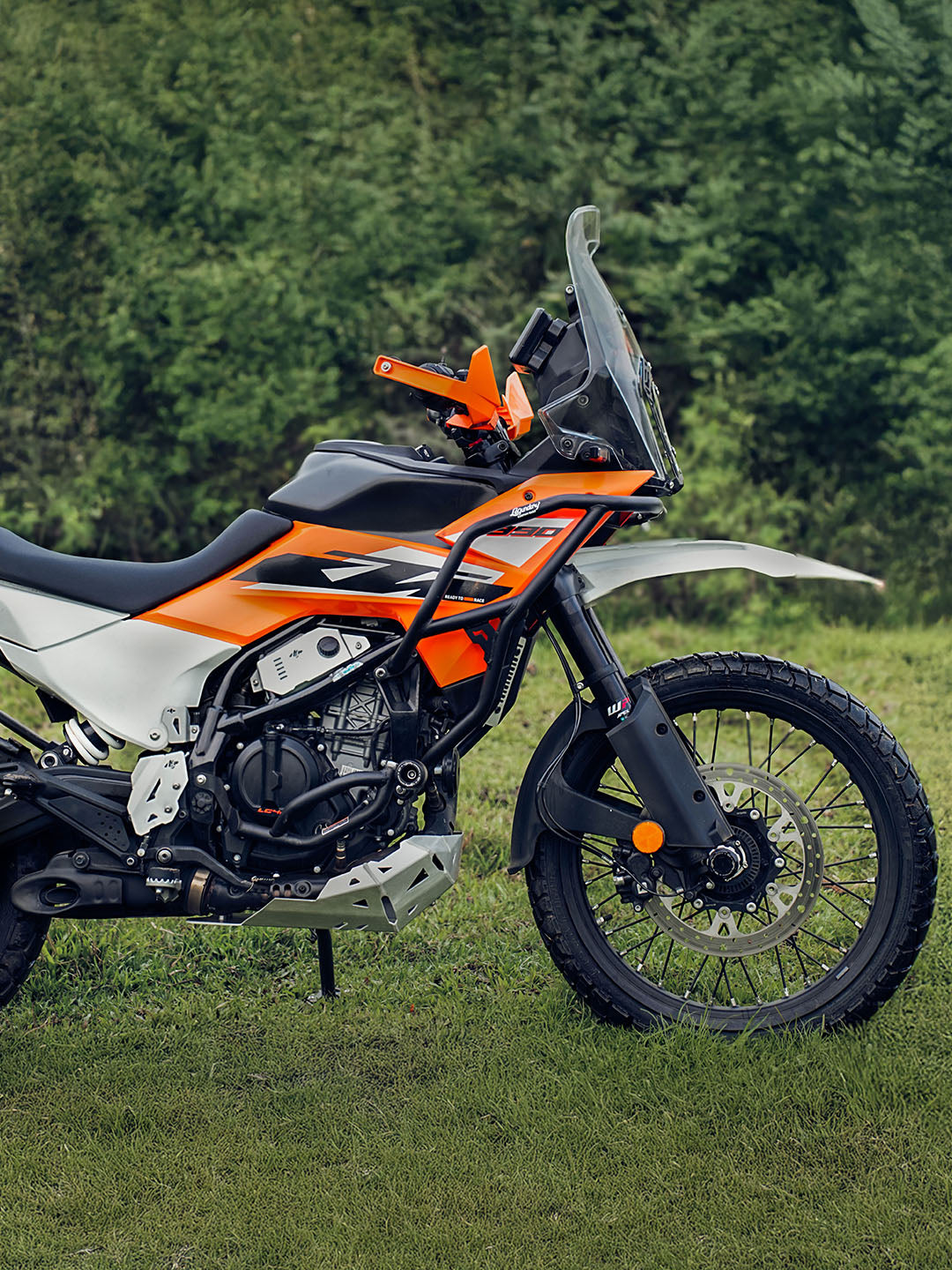 Legundary KTM ADV 390 2025 Model Raptor Crash Guard Black