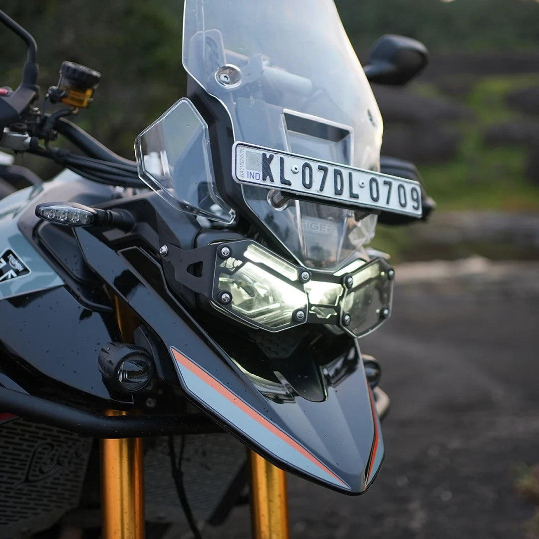 TRIUMPH TIGER 900 OCULUS HEADLIGHT SHIELD BLACK