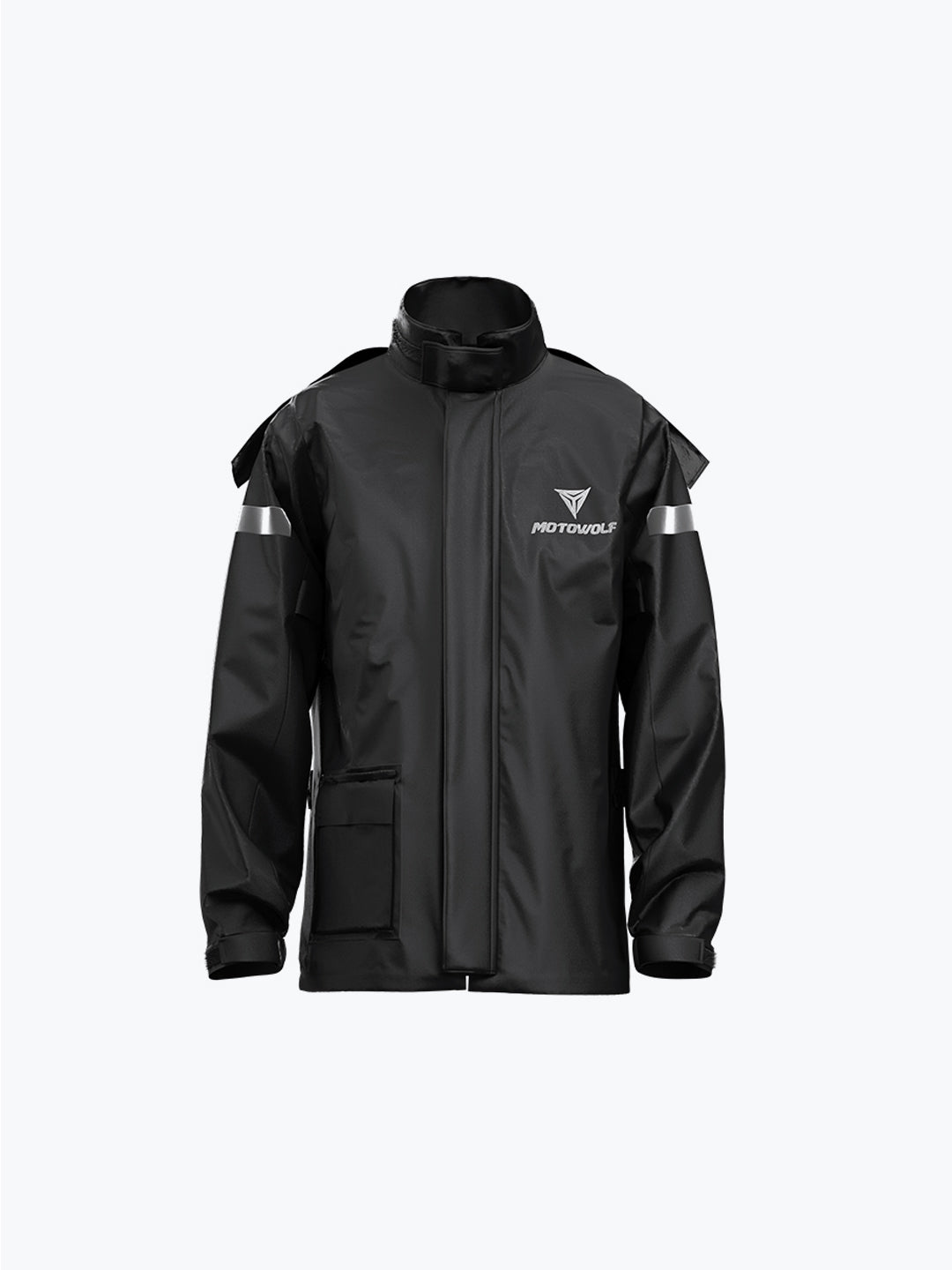 MOTOWOLF MDL0401 Waterproof Motorcycle Raincoat Set Black