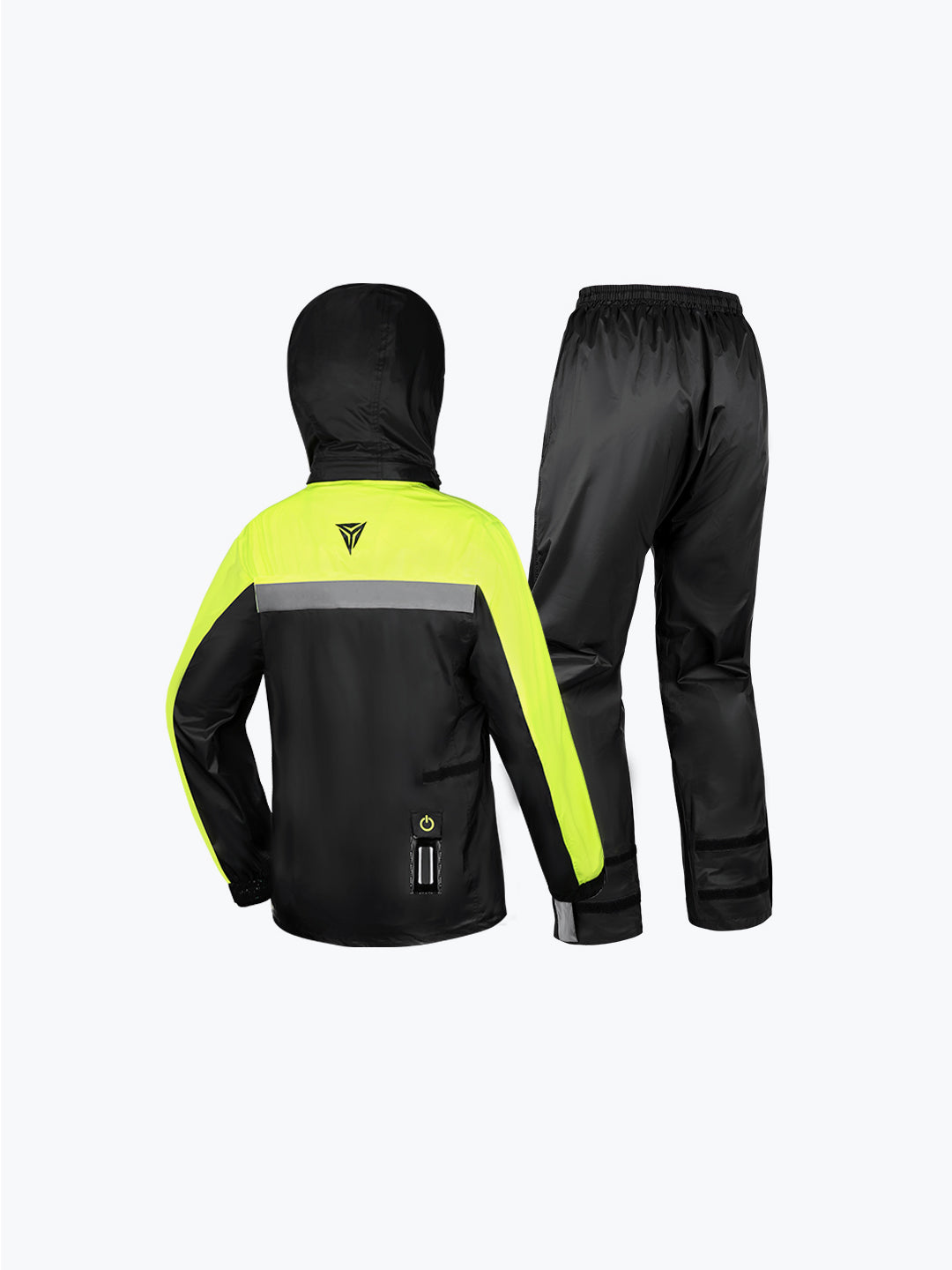 MOTOWOLF MDL0402 LED Waterproof Motorcycle Raincoat Yellow