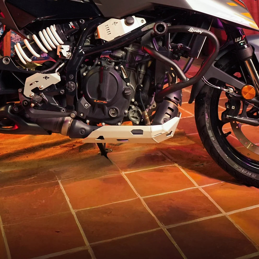 KTM DUKE 250 GEN 3 VAMBRACE BASH PLATE SILVER