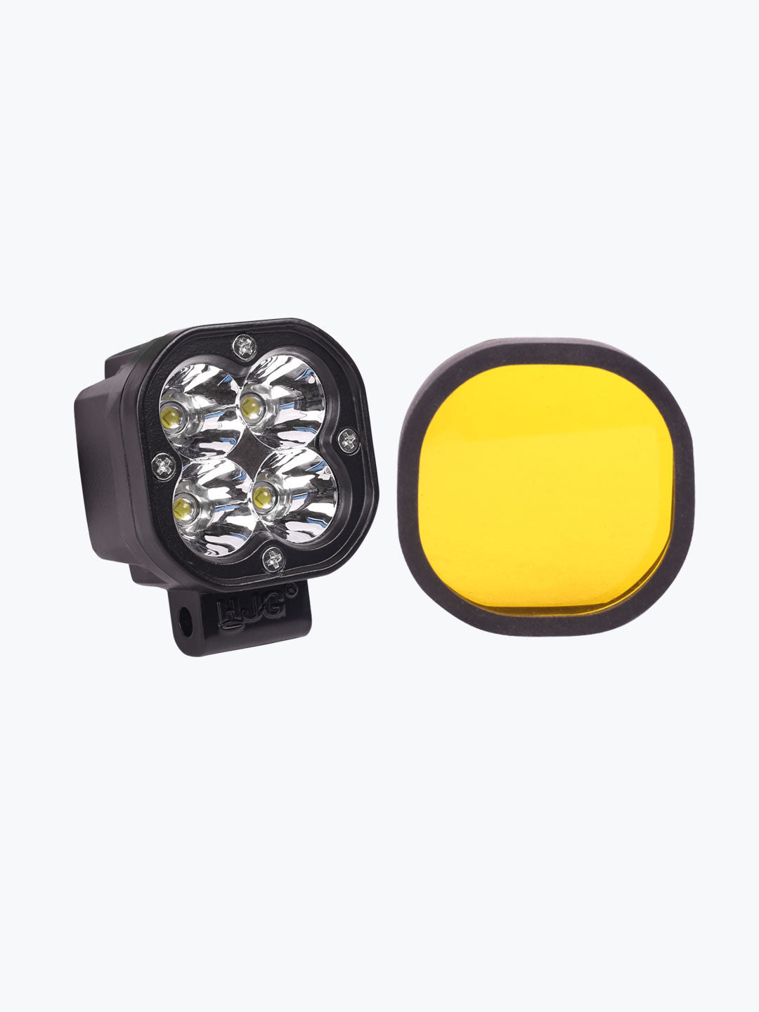 HJG Mini 4 LED Pair Foglight Premium Universal Auxiliary Light Set