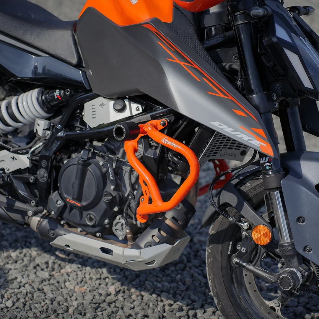 KTM DUKE 390 GEN 3 /250 GEN 3 DEFENDER CRASH GUARD ORANGE
