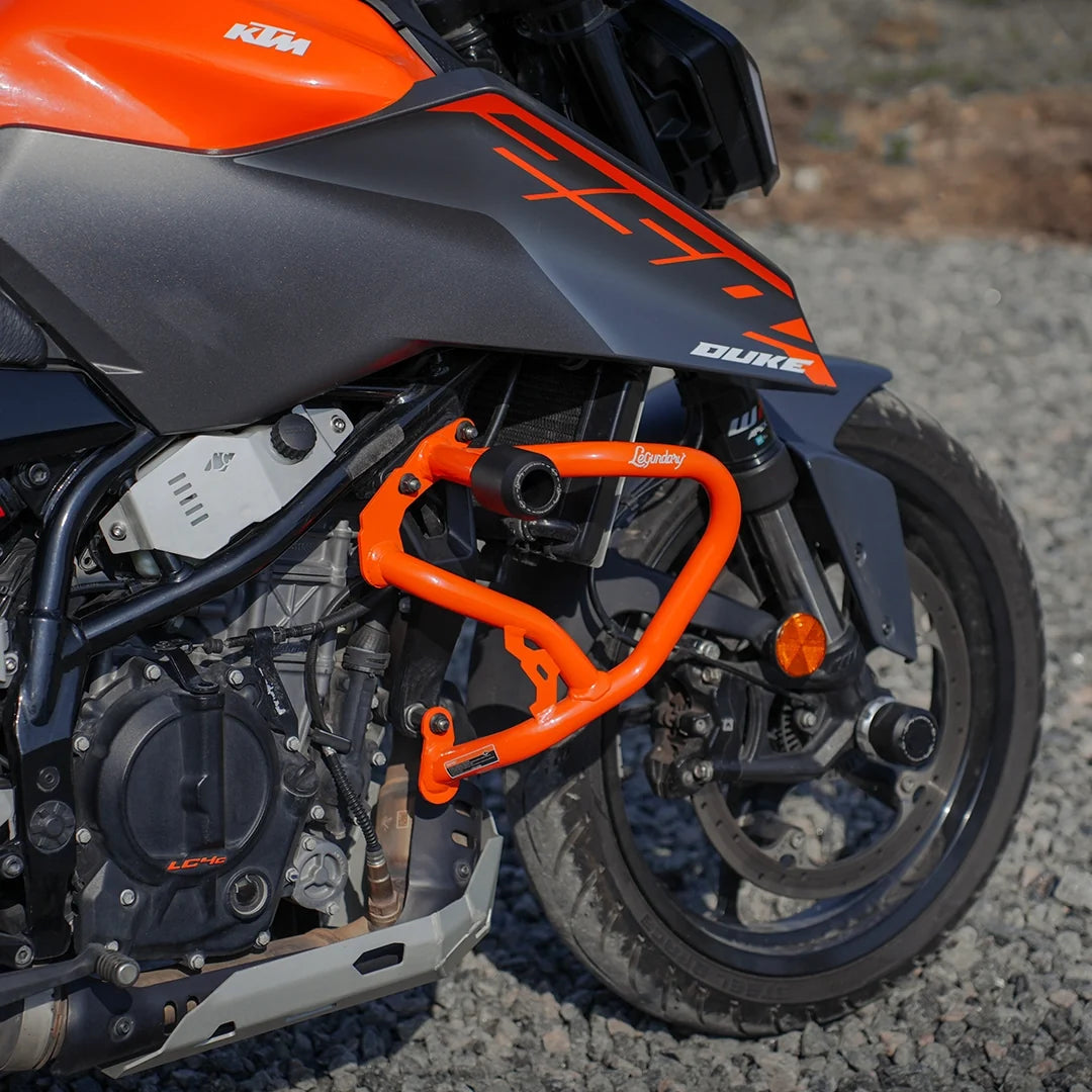 KTM DUKE 390 GEN 3 /250 GEN 3 DEFENDER CRASH GUARD ORANGE