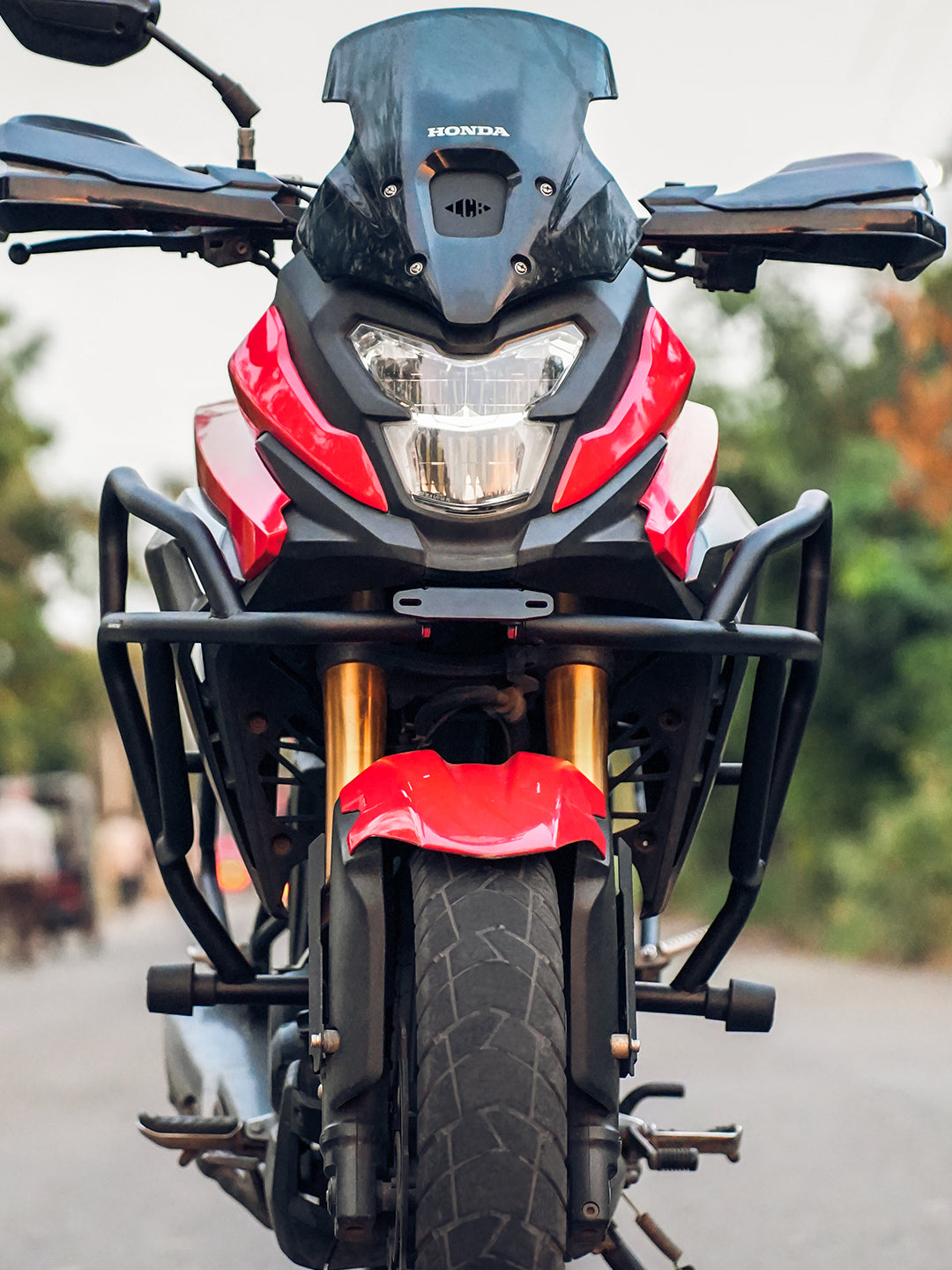 JB Racing Crash Guard with Slider for Honda CB200X & NX200