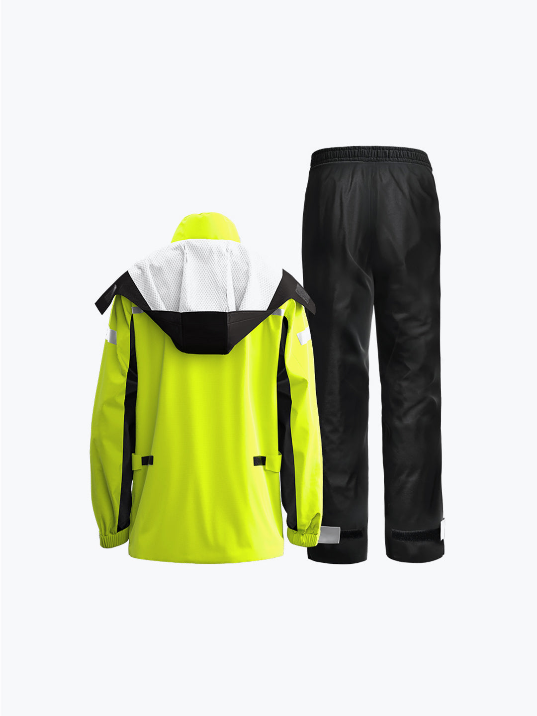 MOTOWOLF MDL0401 Waterproof Motorcycle Raincoat Set Yellow Black