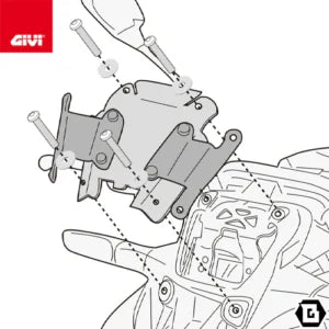 GIVI Kawasaki Z900 Windscreen Fitting Kit A4137A