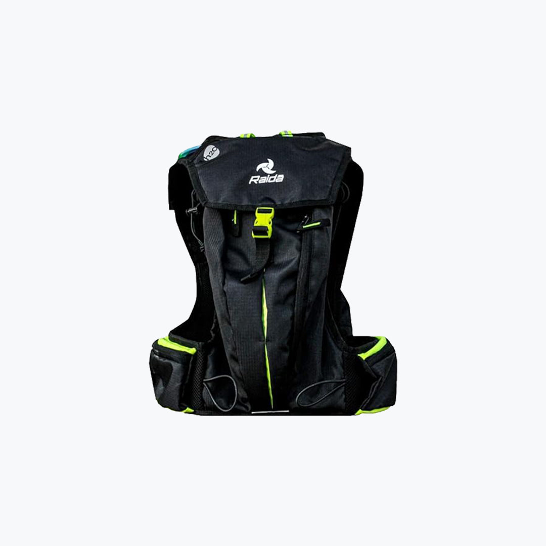 Raida Ultra Hydration Backpack with Bladder Black / Hi-Viz Yellow