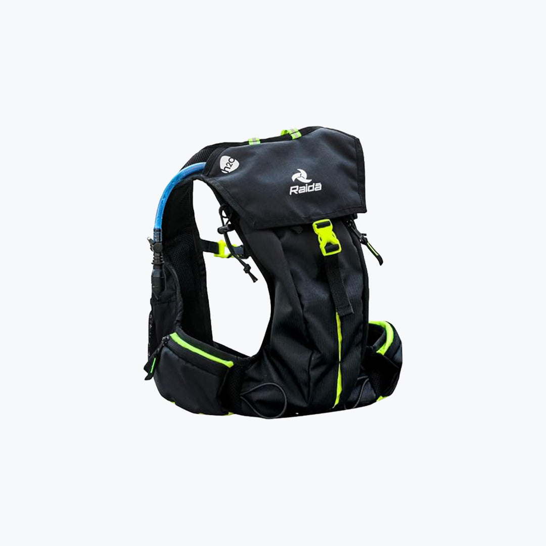 Raida Ultra Hydration Backpack with Bladder Black / Hi-Viz Yellow