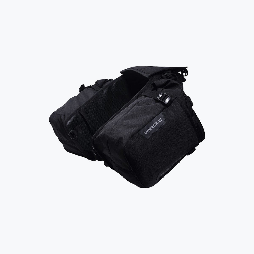 Rahgear Unrack Gateway Rackless Saddle Bag Black