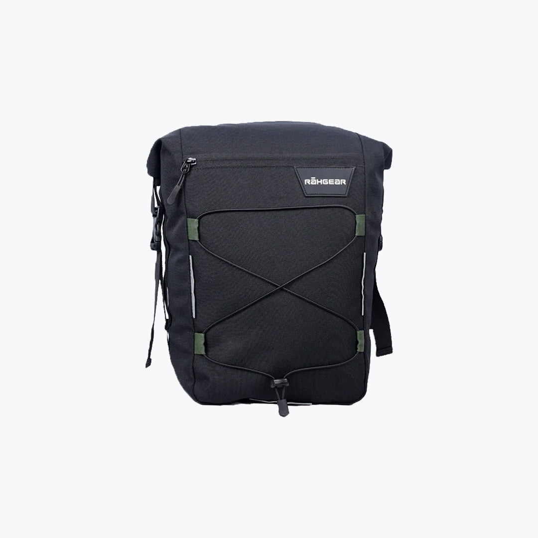 Rahgear Compack 15 WP Tail Bag Black – Waterproof Motorcycle Tail Bag 15L