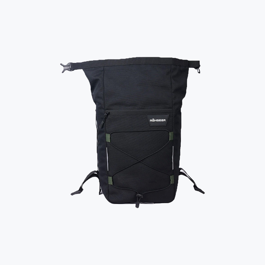 Rahgear Compack 15 WP Tail Bag Black – Waterproof Motorcycle Tail Bag 15L