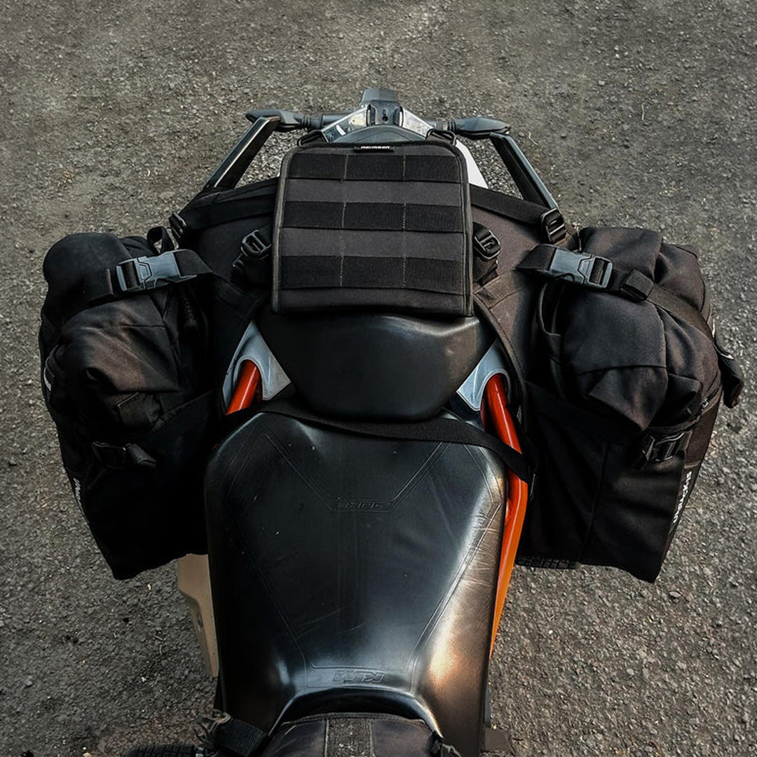 Rahgear Unrack Trail Bag Black – Rackless Motorcycle Soft Luggage System
