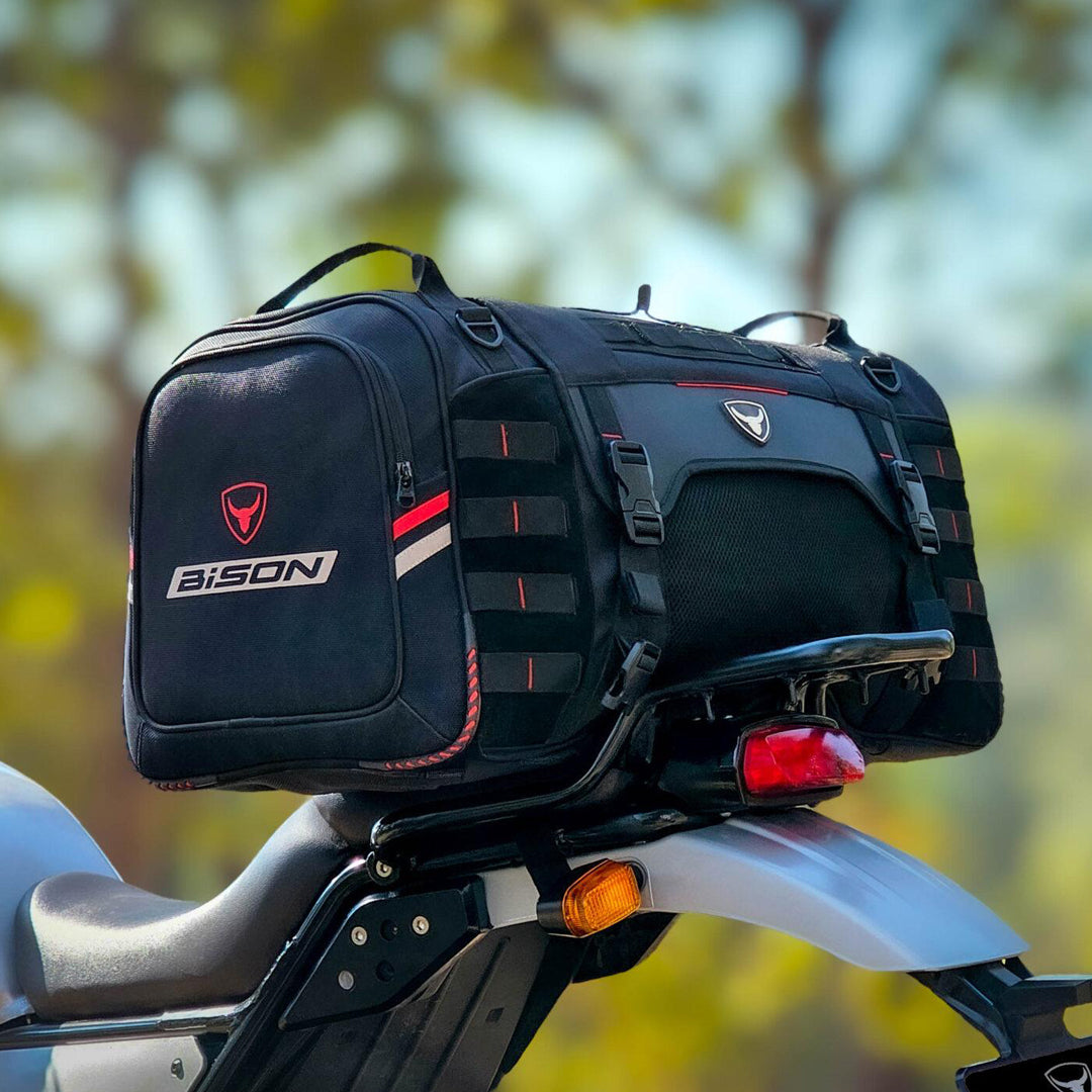 Bison Camper Motorcycle Tail Bag
