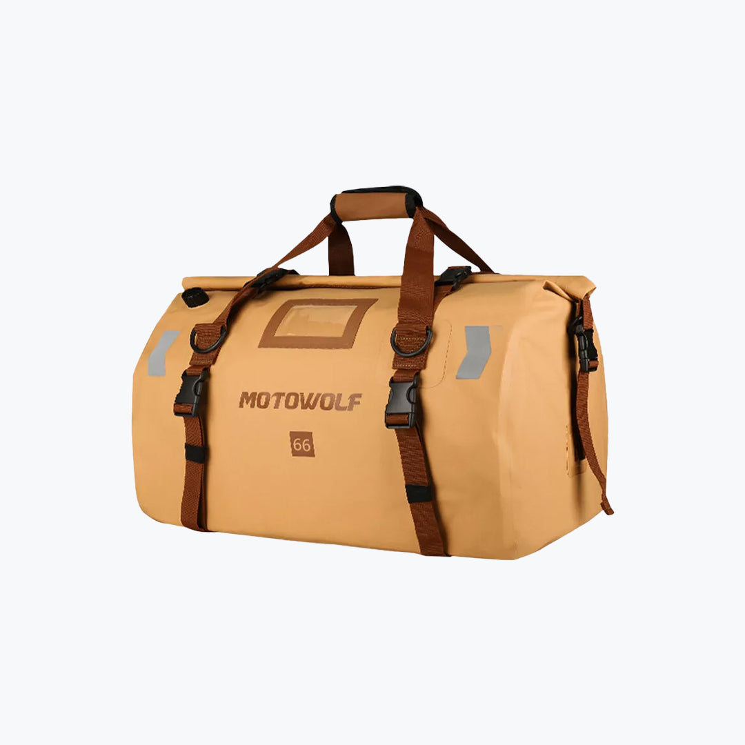 MOTOWOLF MDL0717 40L Brown Waterproof Motorcycle Travel Bag
