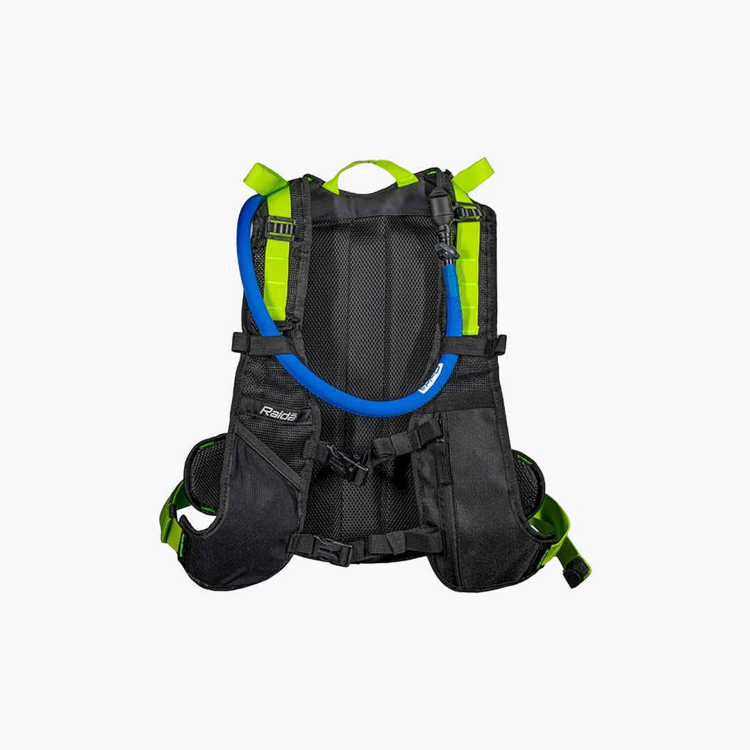 Raida Dryporter Waterproof Hydration Bag with Bladder Black / Hi-Viz – Riding Hydration Pack