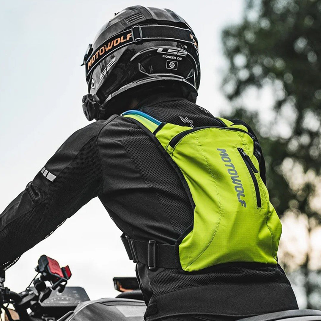 MOTOWOLF MB7 Hydration Backpack with 2L Water Bladder