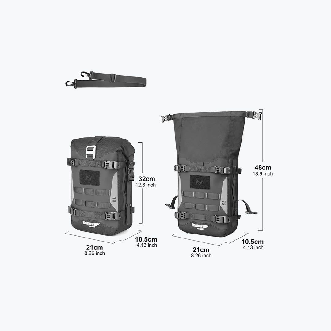 Rhinowalk Mechanic WP Crash Bar Bag 6L MJX2001BK