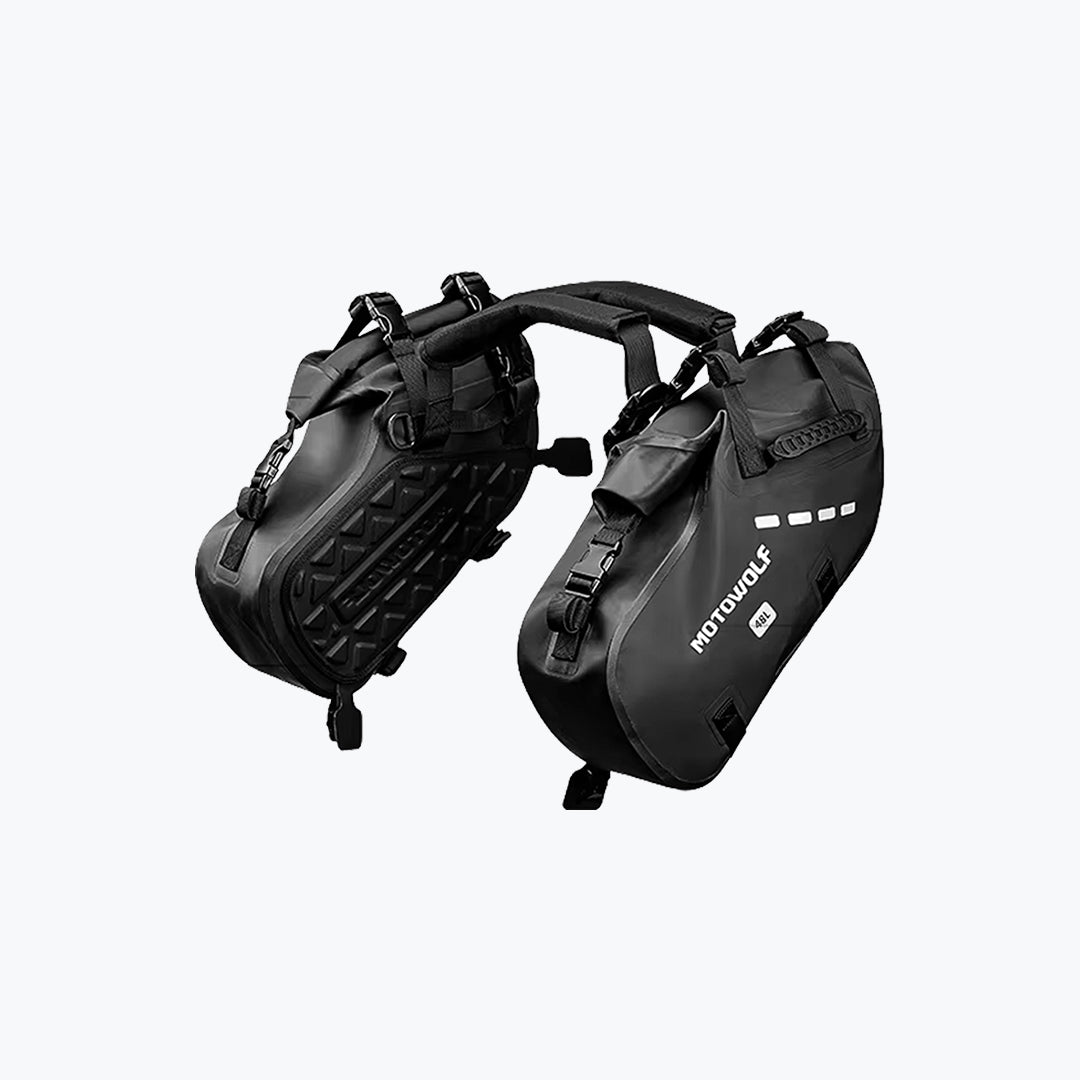 MOTOWOLF MB2 48L Waterproof Motorcycle Saddle Bag