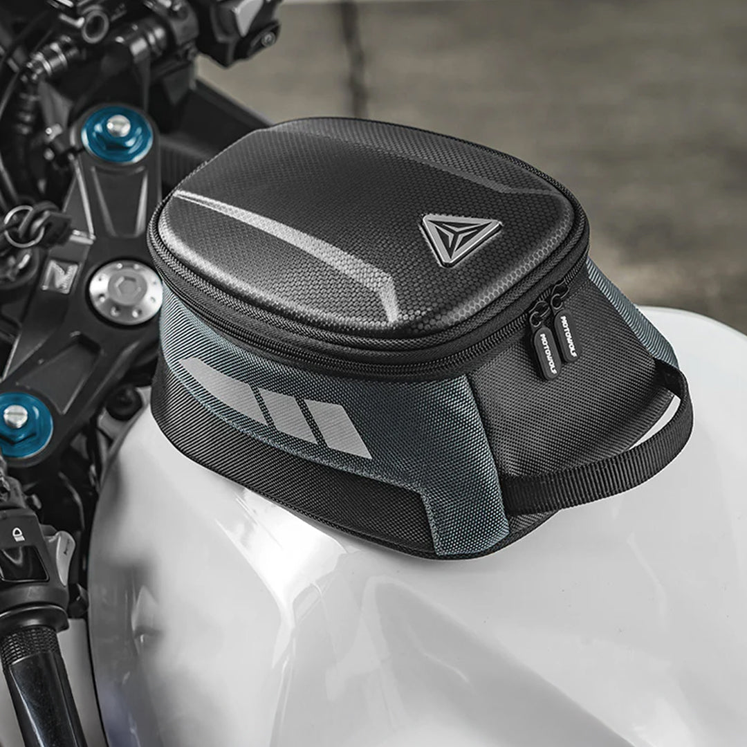 MOTOWOLF MB1 Black Motorcycle Magnetic Tank Bag