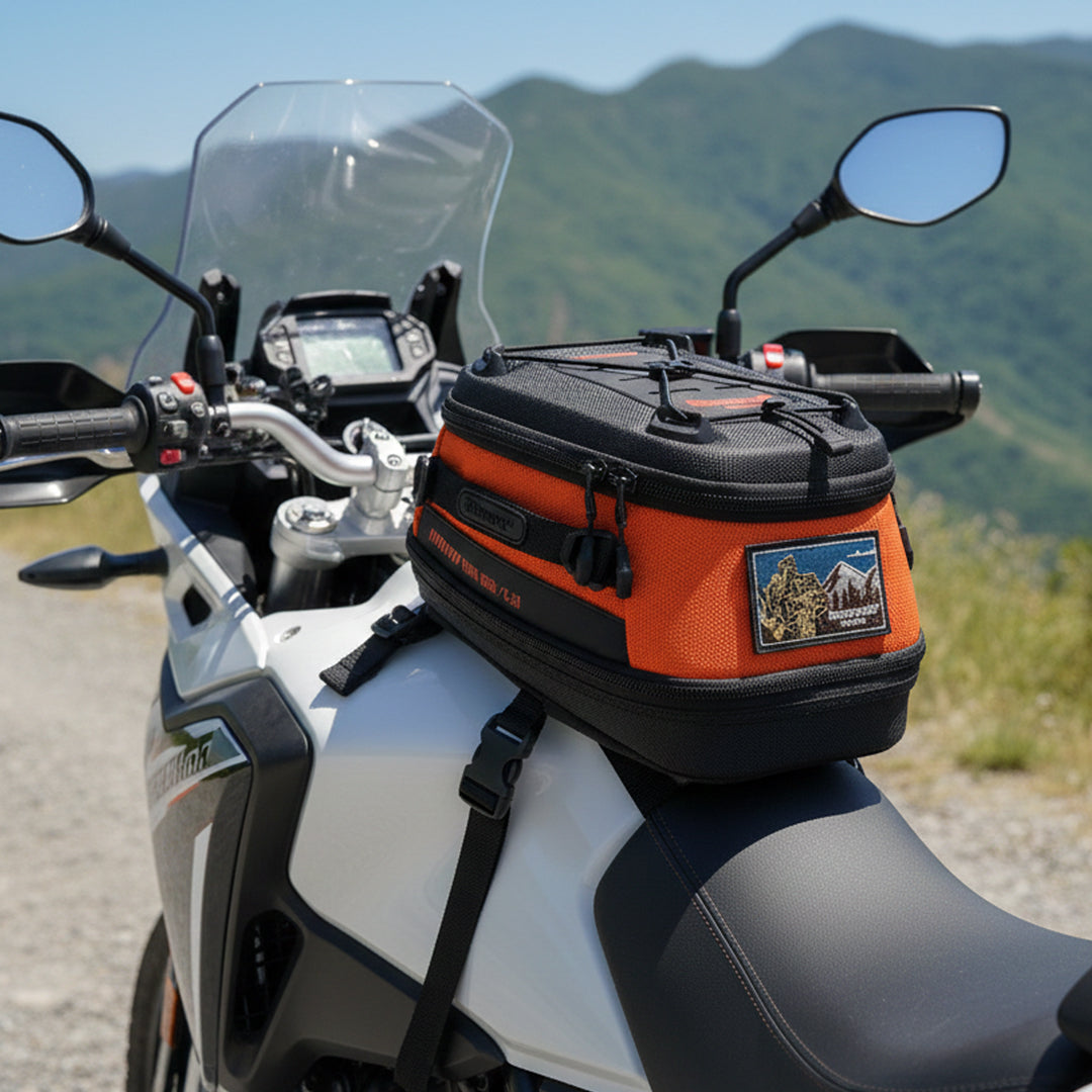 RHINOWALK Mechanic MJX2011 6.5L Magnetic Tank Bag Orange