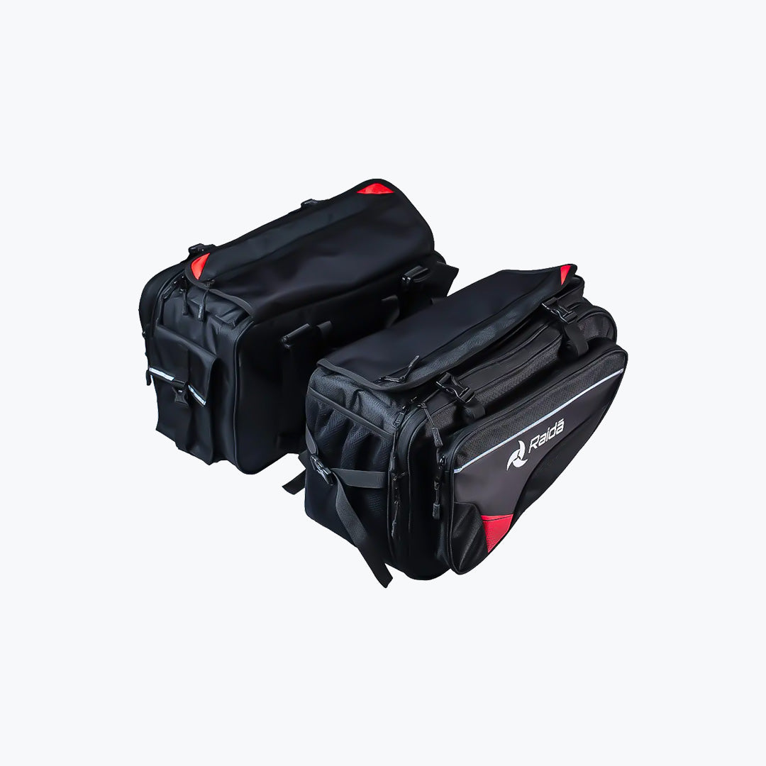 Raida Compass V70 Motorcycle Saddle Bag 60L Expandable to 70L
