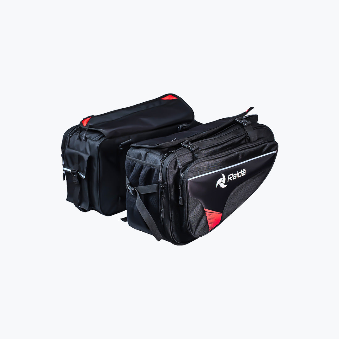 Raida Compass V70 Motorcycle Saddle Bag 60L Expandable to 70L