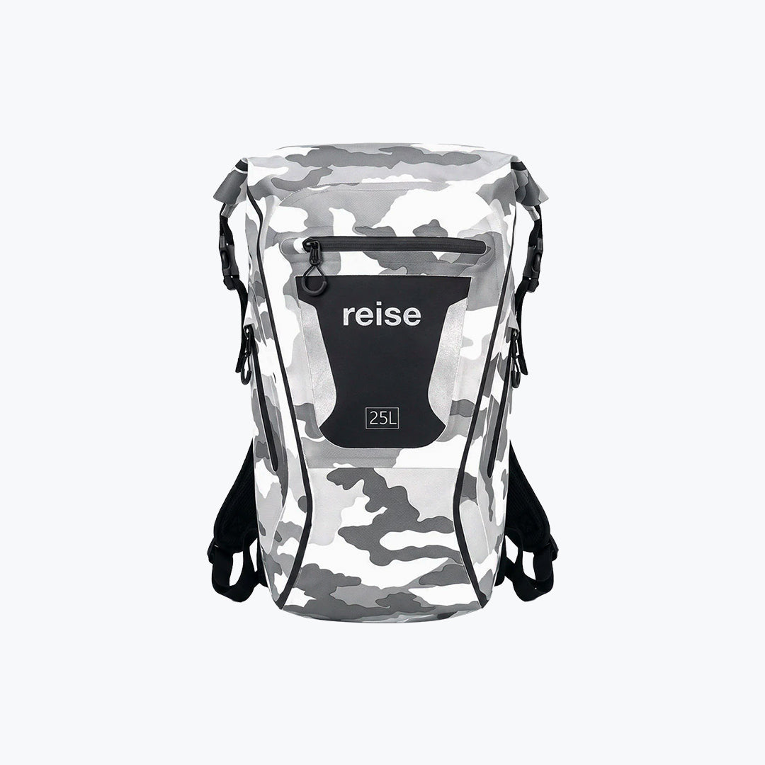 Reise Dry Pack Backpack Camo 25L Waterproof Motorcycle Bag