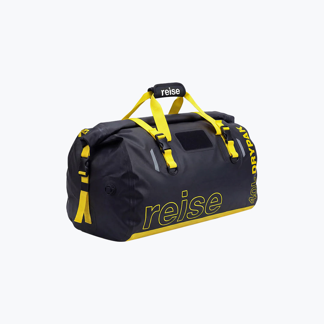 Reise Dry Pack Tail Bag Black 40L Waterproof Motorcycle Luggage