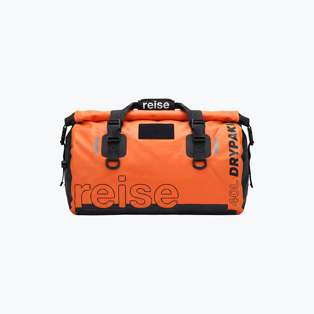 Reise Dry Pack Tail Bag Orange 40L Waterproof Motorcycle Luggage