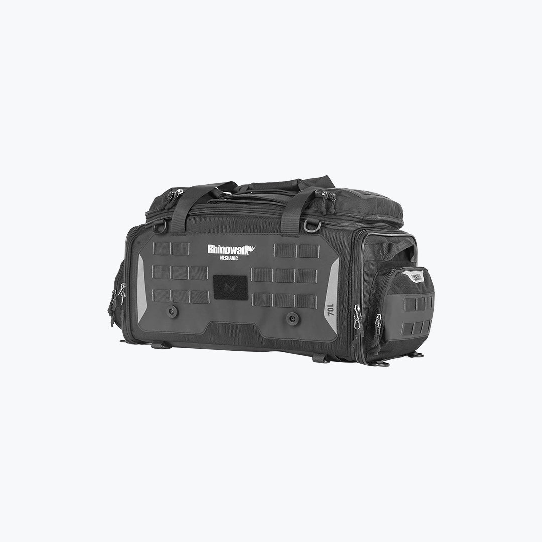 RHINOWALK Mechanic MJX2003 50-70L Expandable Motorcycle Tail Seat Bag